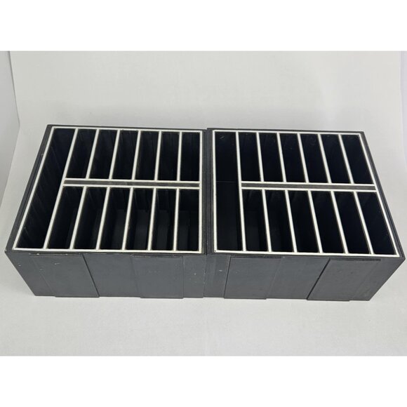 Vintage Atari 2600 Cartridge Storage TV Games Organizer - 2 Interlocking PCS - Picture 3 of 7